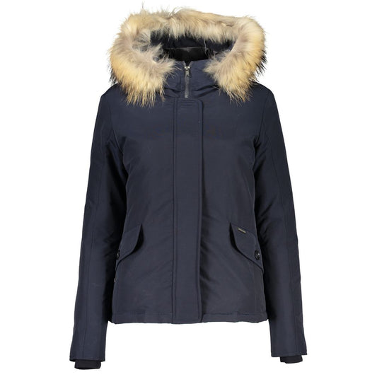 Woolrich Blaue Baumwolljacken und -mäntel