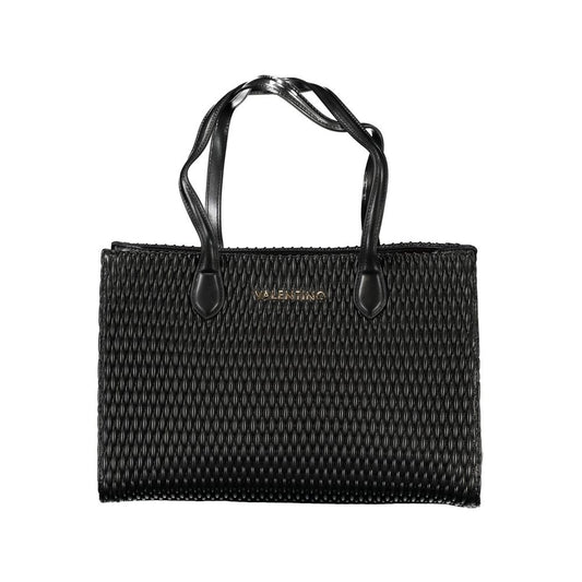 Mario Valentino Schwarze Polyethylen-Damenhandtasche