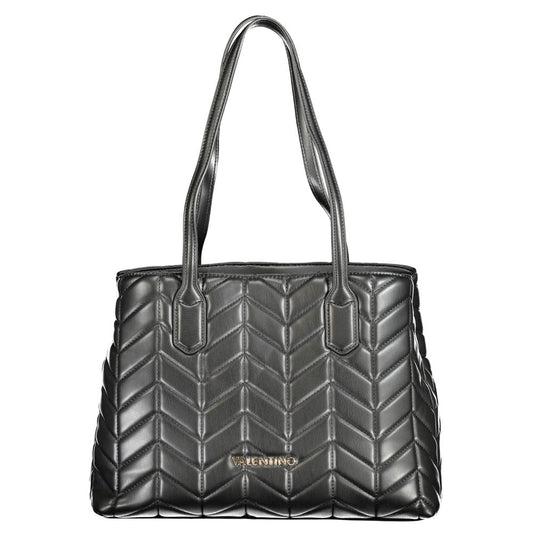 Mario Valentino Schwarze Polyethylen-Damenhandtasche