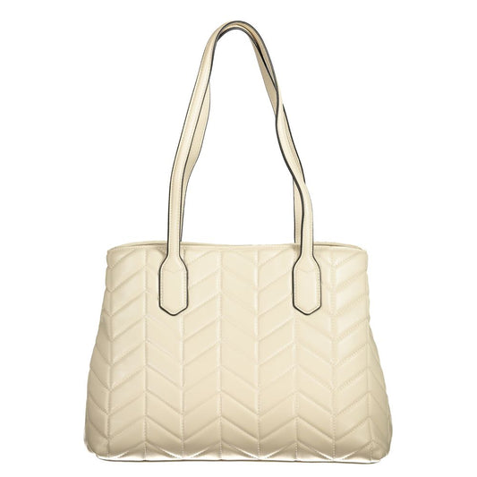 Mario Valentino Beige Polyethylen Damen Handtasche