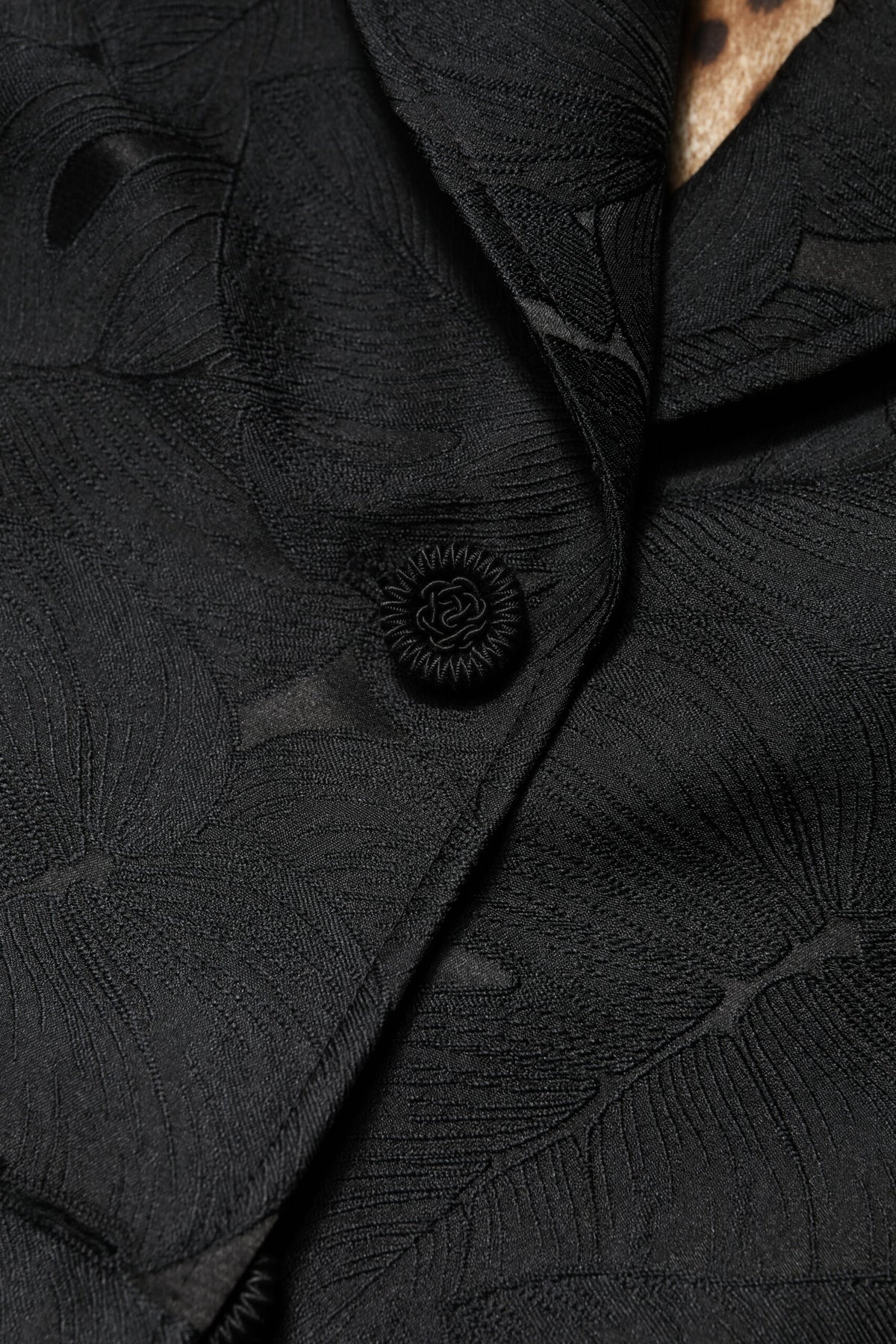 Dolce & Gabbana – Schwarze, einreihige Trenchcoat-Jacke
