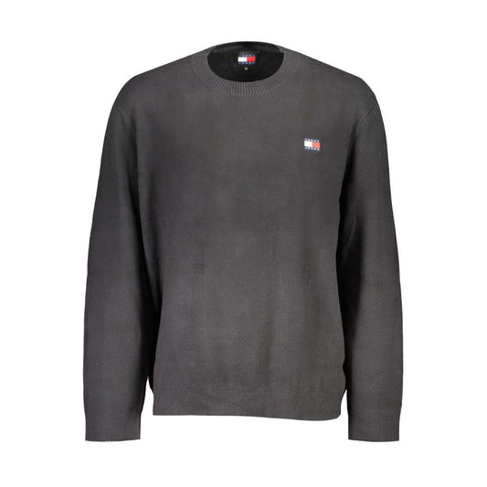 Tommy Hilfiger – Schwarzer Baumwollpullover