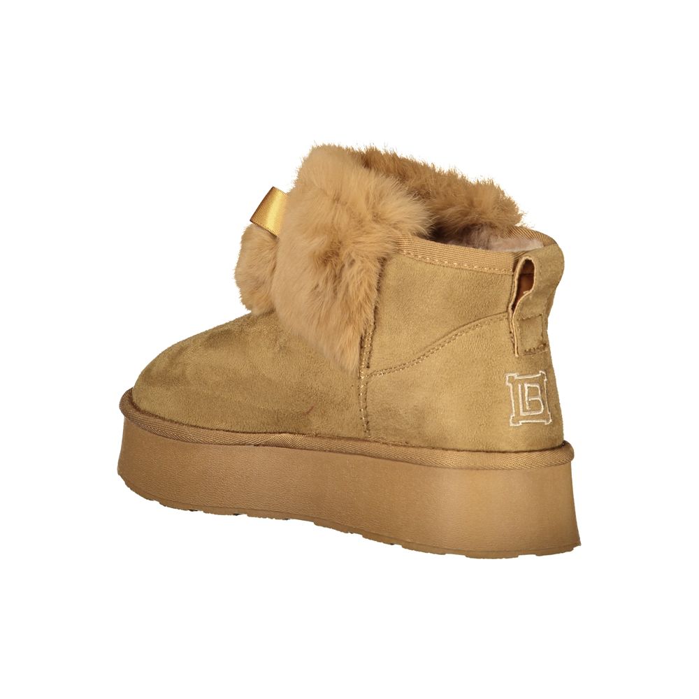 Laura Biagiotti Marrone Polyester Women Stivaletto