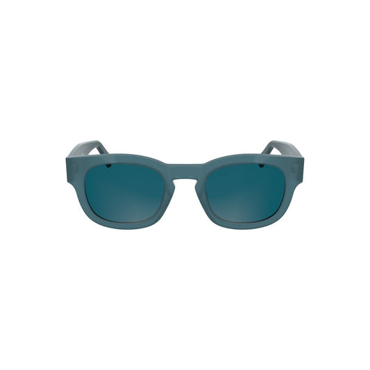 Calvin Klein – Blaue Acetat-Sonnenbrille für Damen