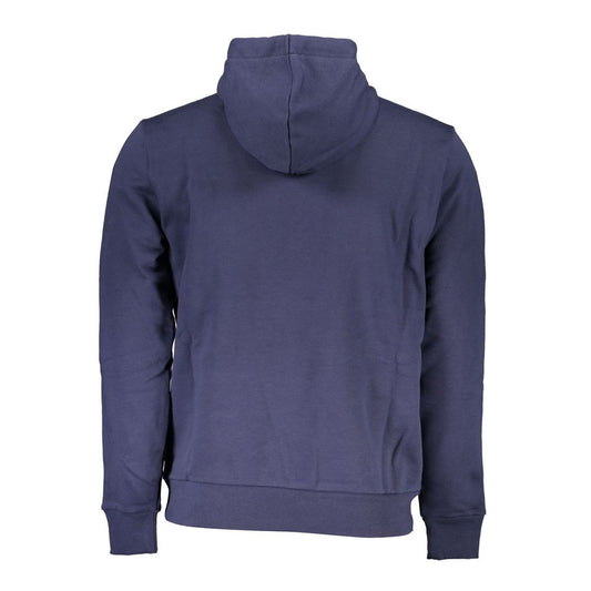 North Sails Blauer Baumwollpullover für Herren mit Kapuze
