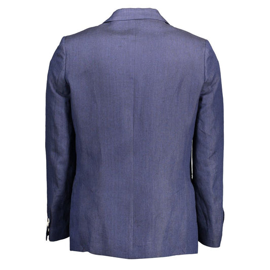 Gant Blaue Leinenjacke für Herren