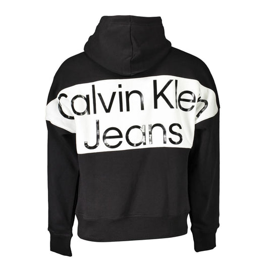 Calvin Klein Herrenpullover aus schwarzer Baumwolle