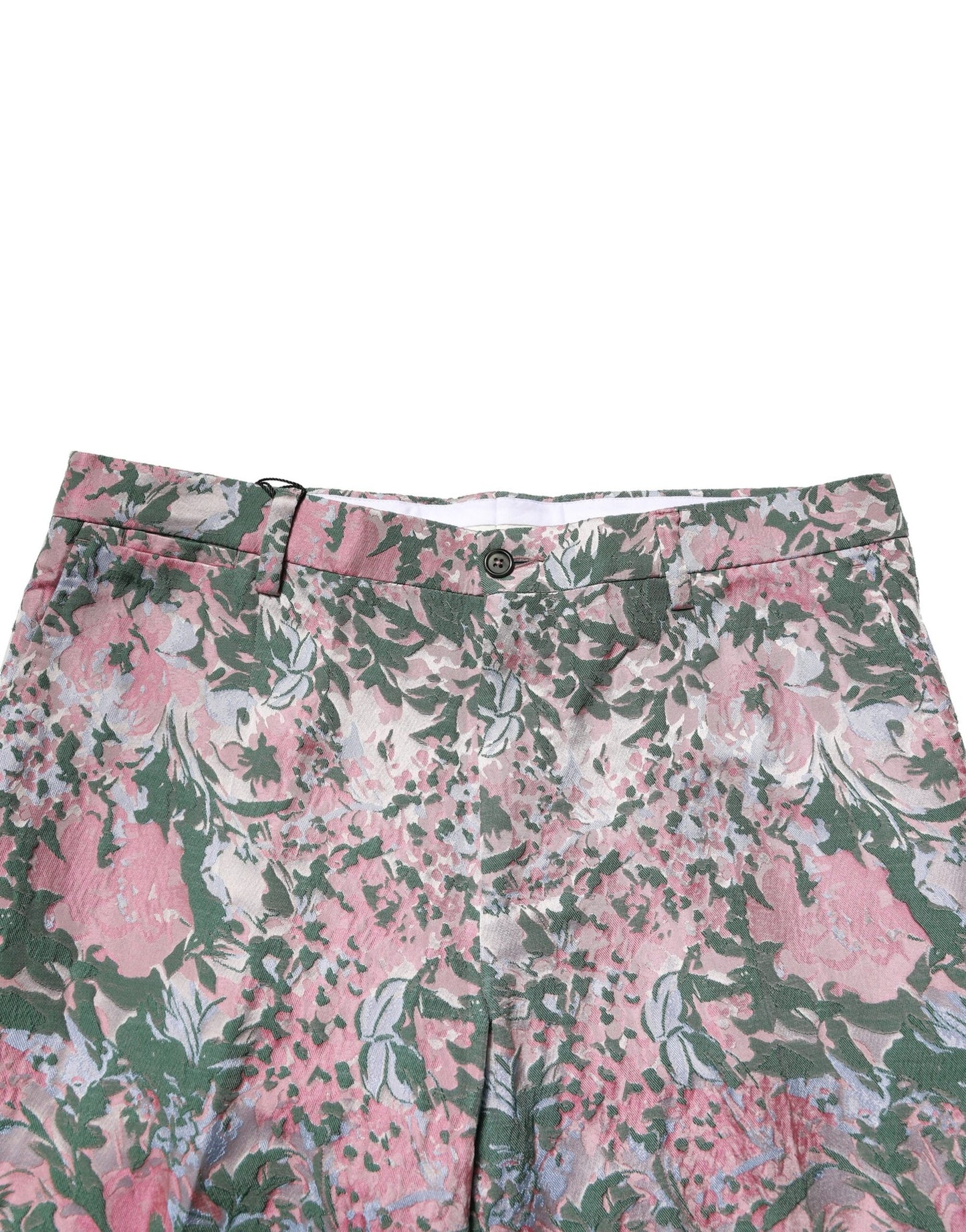 Dolce & Gabbana – Mehrfarbige Jacquardhose mit Blumenmuster