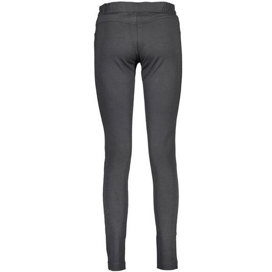 US POLO ASSN. Schwarze Viskose-Leggings für Damen