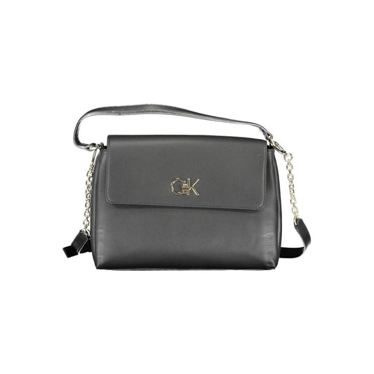 Calvin Klein Damenhandtasche aus schwarzem Polyester