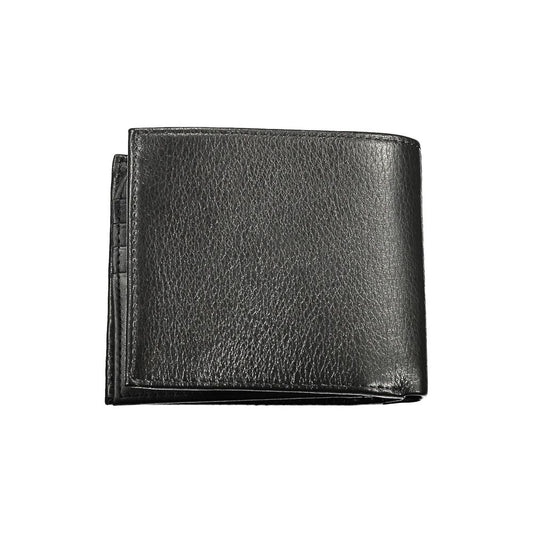 Tommy Hilfiger – Schwarze Lederbrieftasche für Herren