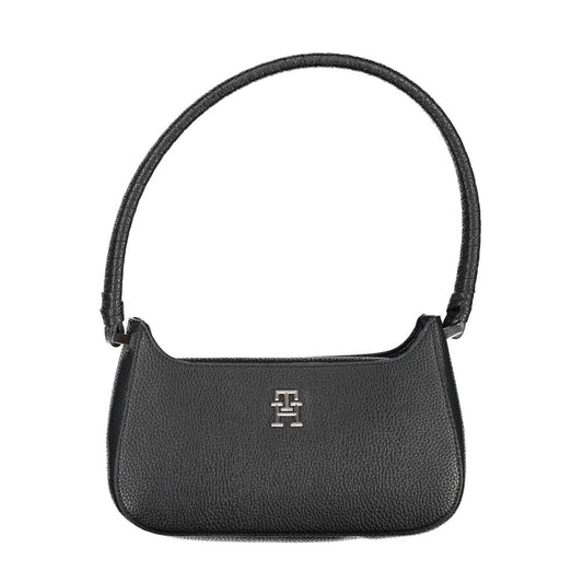 Tommy Hilfiger – Schwarze Polyethylen-Handtasche