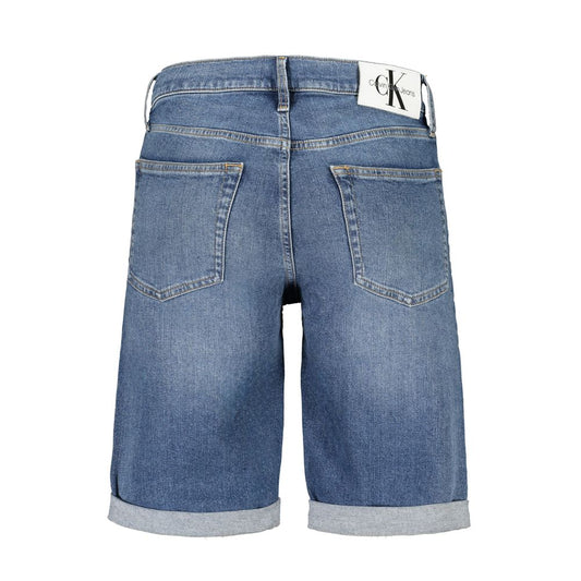 Calvin Klein Herren-Jeansshorts aus blauer Baumwolle