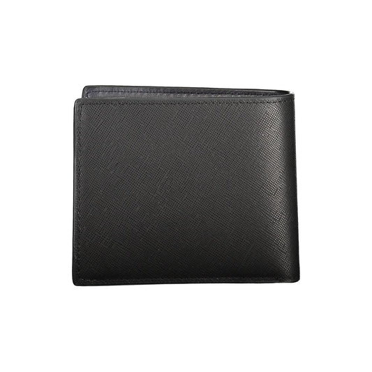 Tommy Hilfiger – Schwarze Lederbrieftasche