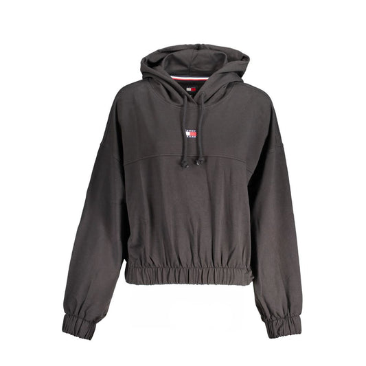 Tommy Hilfiger – Schwarzer Baumwollpullover für Damen