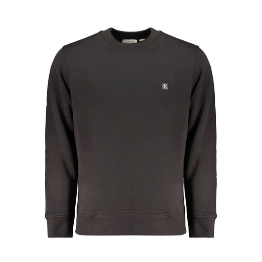 Calvin Klein Herrenpullover aus schwarzer Baumwolle