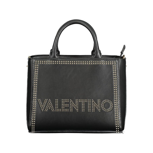 Mario Valentino Schwarze Polyethylen-Damenhandtasche