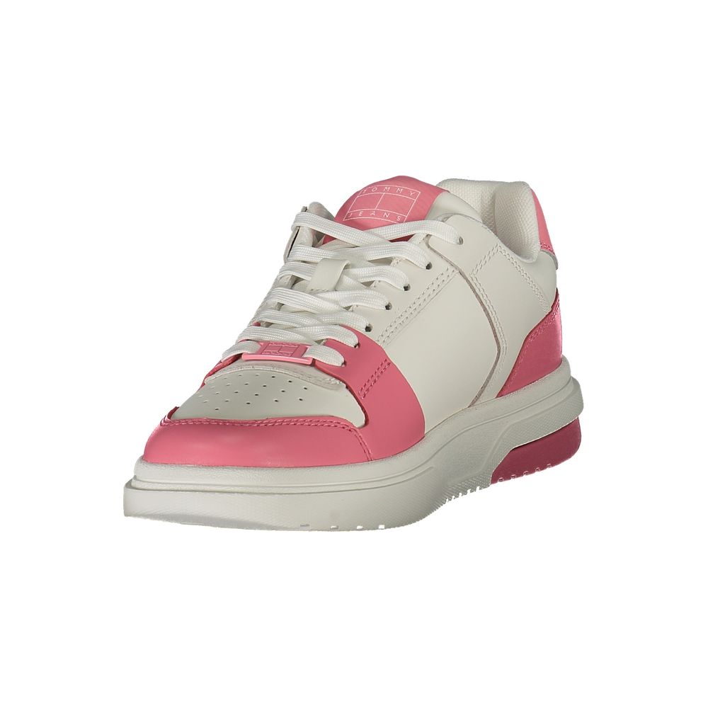 Tommy Hilfiger Damen-Sneaker aus rosa Leder
