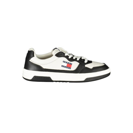 Tommy Hilfiger – Schwarze Leder-Sneaker für Herren