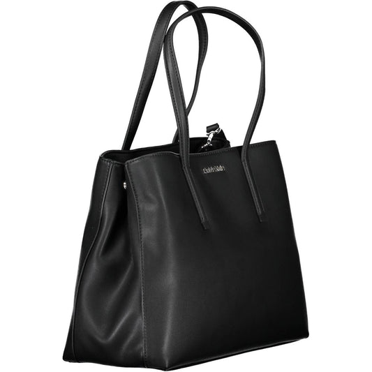 Calvin Klein Damenhandtasche aus schwarzem Polyester