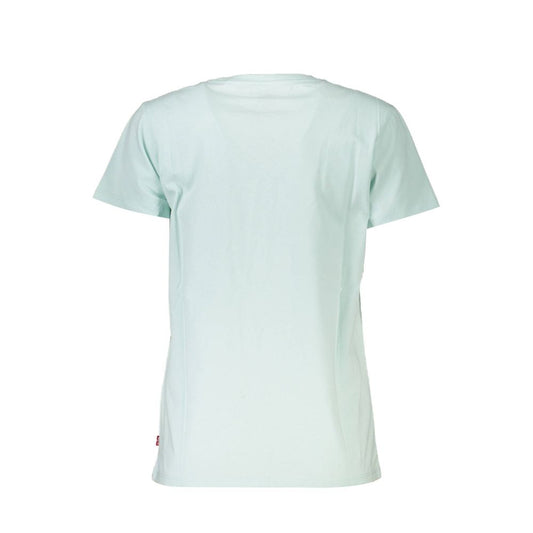 Levi's – Blaues Baumwoll-T-Shirt für Damen