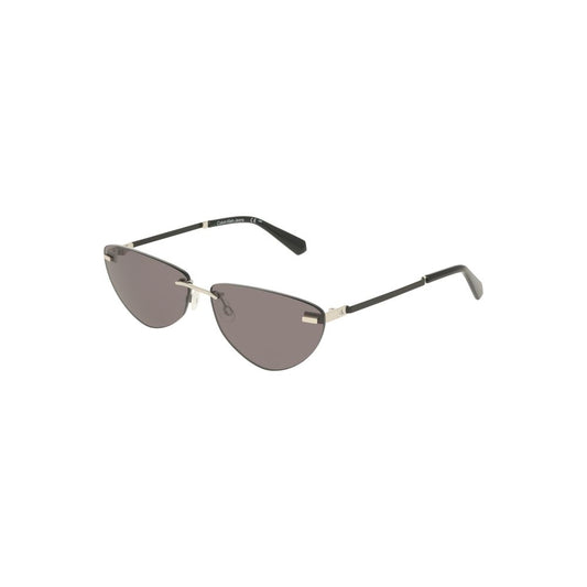 Calvin Klein Black Metal Damen Sonnenbrille