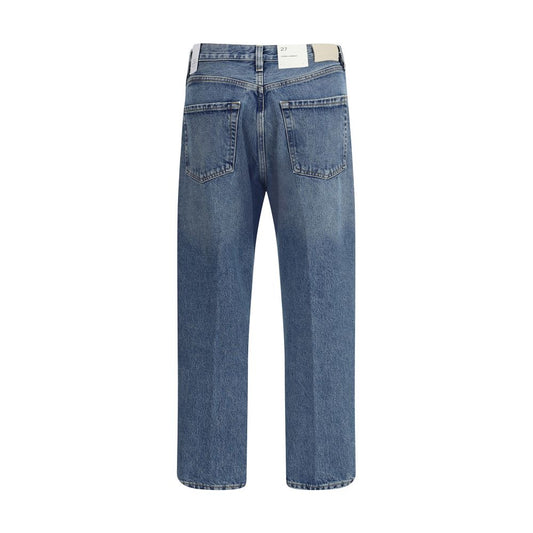 Citizens of Humanity Light Blue Cotton High-Waisted Jean