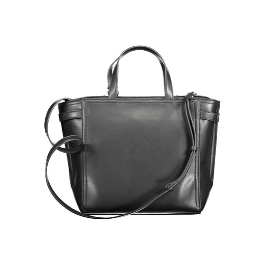 Calvin Klein Damenhandtasche aus schwarzem Polyester