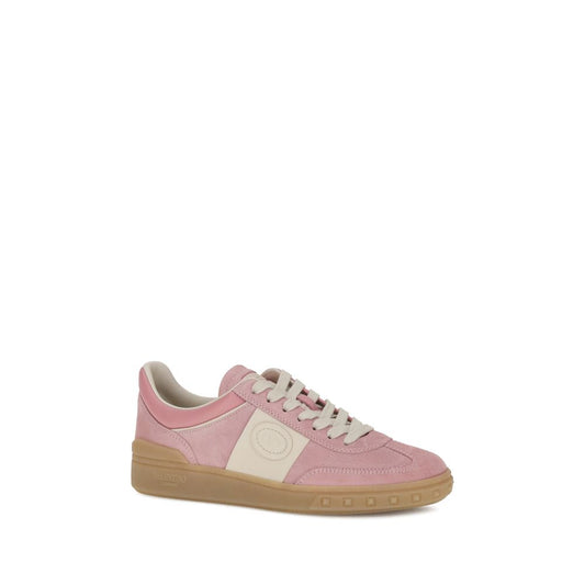 Valentino Garavani Mehrfarbige Kalbsleder-Sneaker Bos Taurus mit niedrigem Schaft