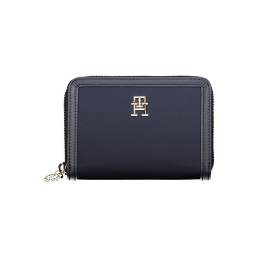 Tommy Hilfiger – Schicke Geldbörse mit mehreren Fächern in Blau