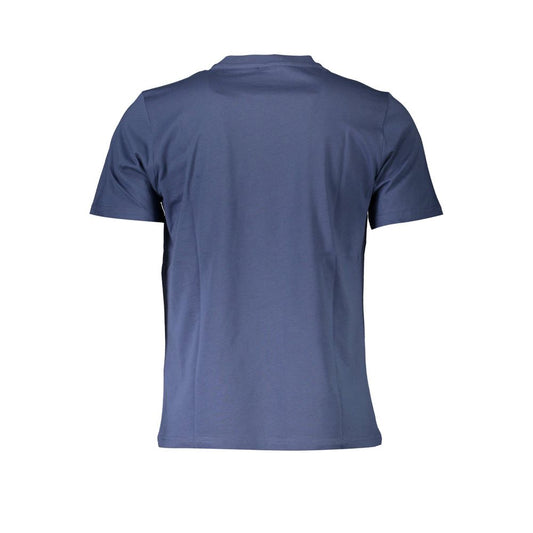 North Sails Blu Cotton Men T-Shirt