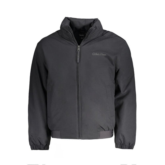 Calvin Klein – Schwarze Polyesterjacke für Herren