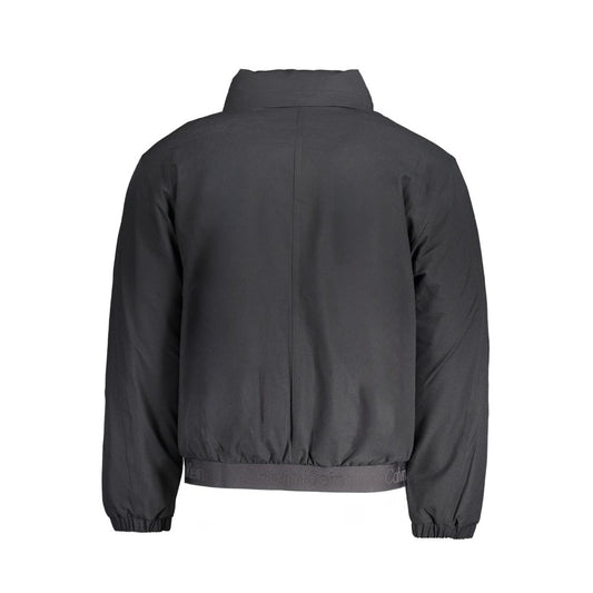 Calvin Klein – Schwarze Polyesterjacke für Herren