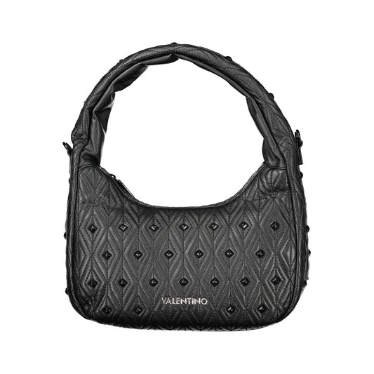 Mario Valentino Schwarze Polyethylen-Damenhandtasche