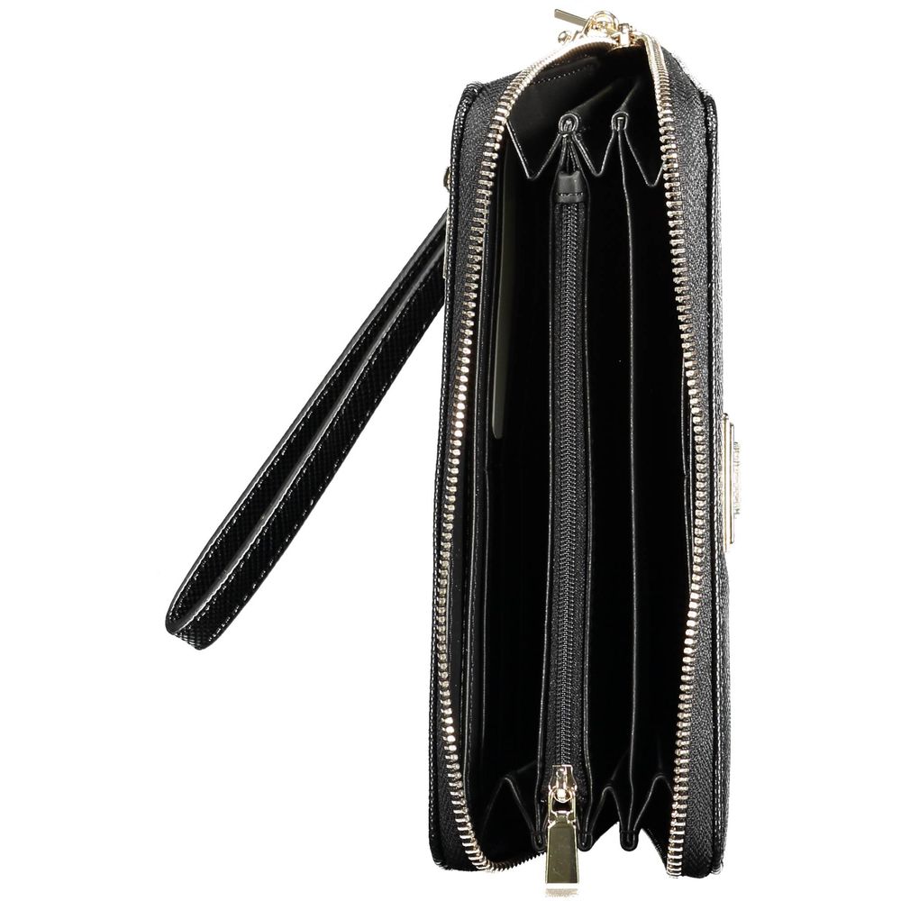 Guess Jeans Schwarze Polyethylen Damen Geldbörse