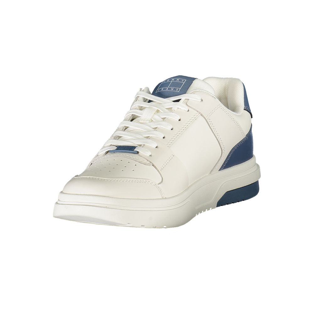 Tommy Hilfiger – Weiße Leder-Sneaker für Herren
