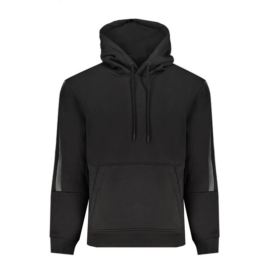 Calvin Klein Herren-Kapuzenpullover aus schwarzer Baumwolle