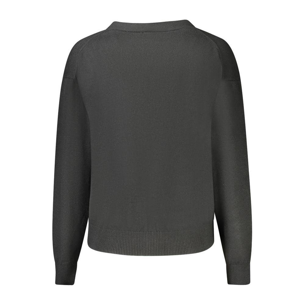 Guess Jeans Black Polyester Women's Cardigan