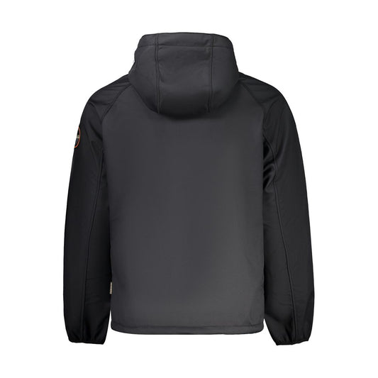 Napapijri – Schwarze Herrenjacke aus recyceltem Polyester