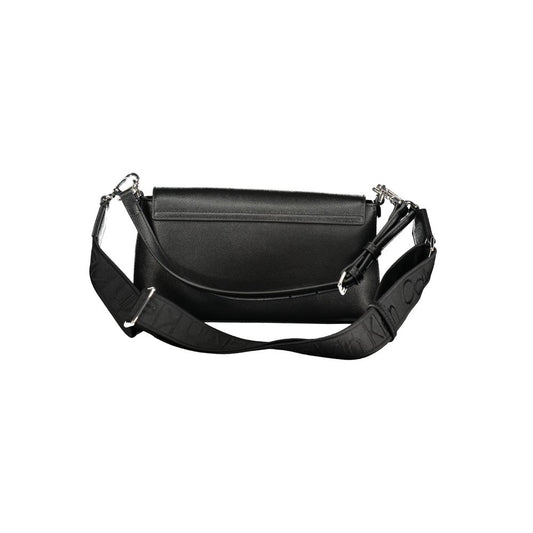 Calvin Klein Damenhandtasche aus schwarzem Polyurethan