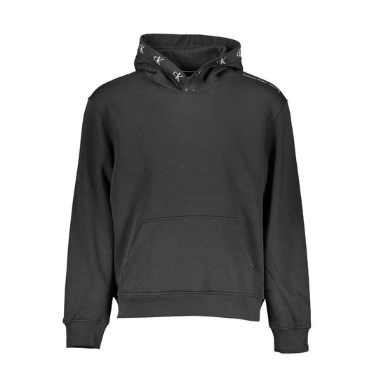 Calvin Klein Herrenpullover aus schwarzer Baumwolle