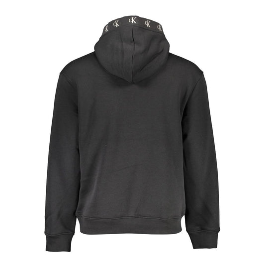 Calvin Klein Herrenpullover aus schwarzer Baumwolle