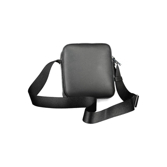 Calvin Klein Black Polyester Men's Shoulder Bag