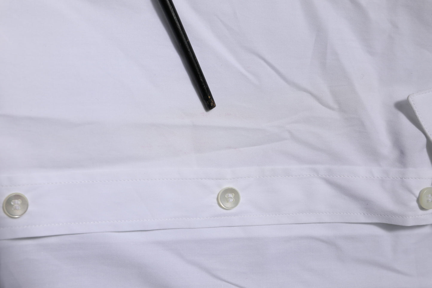 Dolce & Gabbana – Weißes, langärmliges, formelles Hemd aus Baumwolle in GOLD