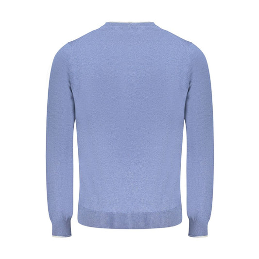 North Sails Blue Cotton Men's Sweater
