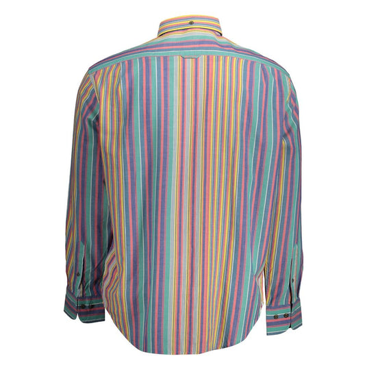 Gant Azzurro Cotton Men Shirt