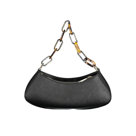 Mario Valentino Nero Damenhandtasche aus Polyurethan