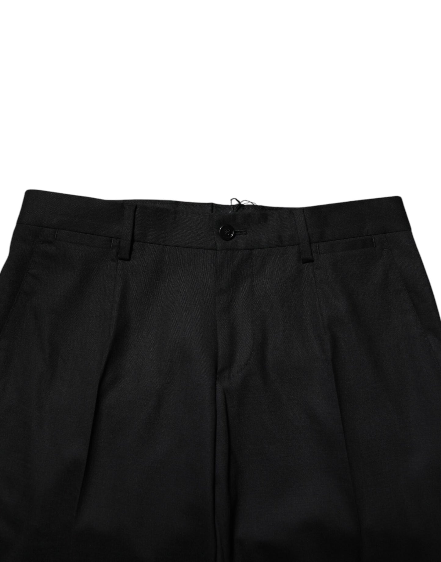 Dolce & Gabbana – Schwarze Anzughose aus Wolle
