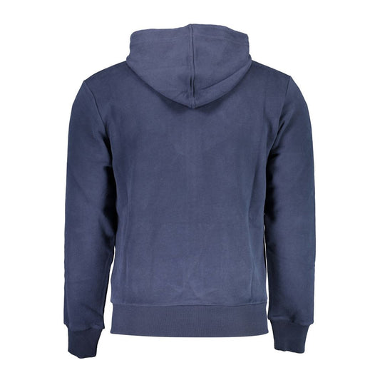 La Martina Blauer Baumwoll-Kapuzenpullover für Herren