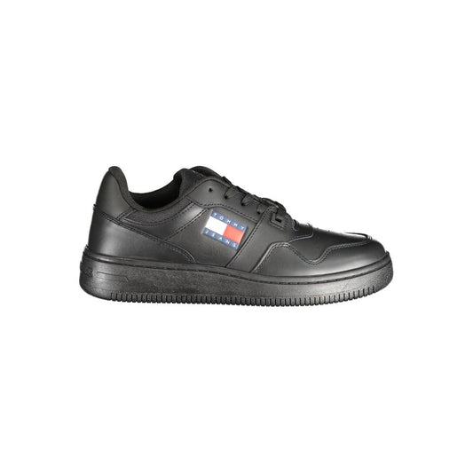 Tommy Hilfiger – Schwarze Polyester-Sneaker